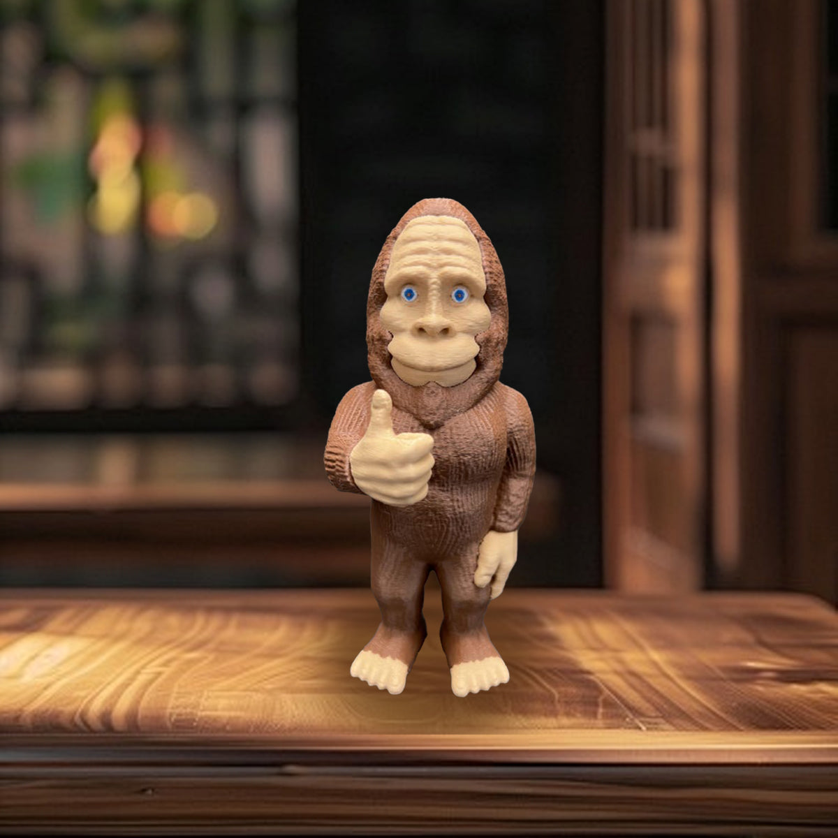 🤣Funny Middle Finger Bigfoot Ornament