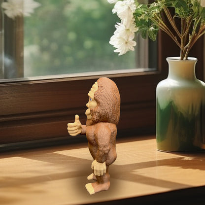 🤣Funny Middle Finger Bigfoot Ornament
