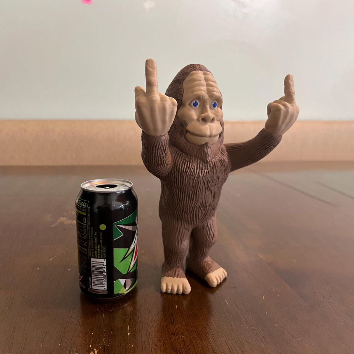 🤣Funny Middle Finger Bigfoot Ornament