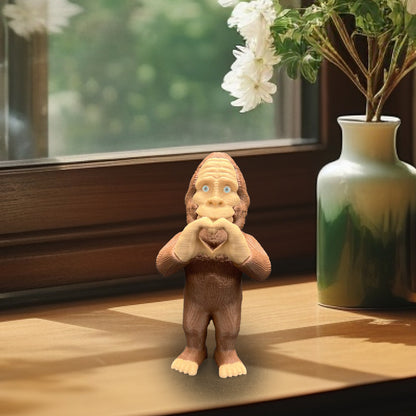 🤣Funny Middle Finger Bigfoot Ornament