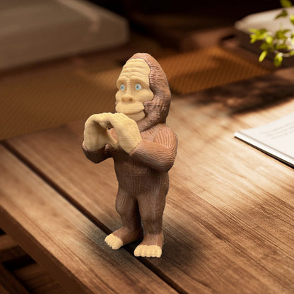 😎Funny Middle Finger Bigfoot Ornament