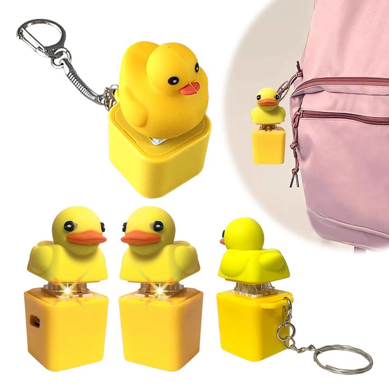 🦆Funny Quacking Duck Hat Keychain