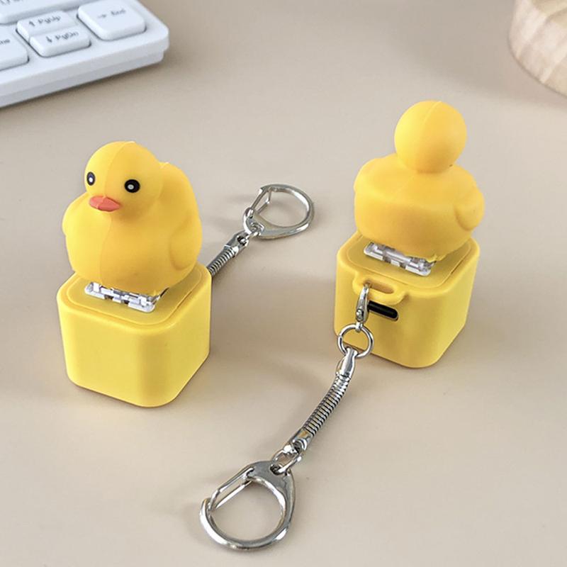 🦆Funny Quacking Duck Hat Keychain