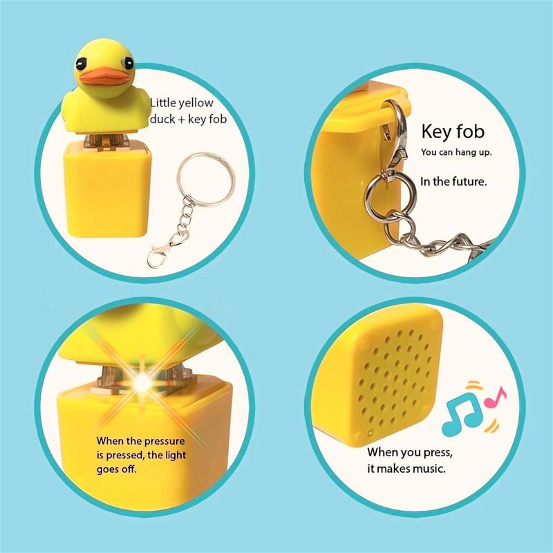 🦆Funny Quacking Duck Hat Keychain