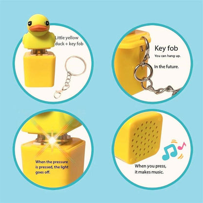 🦆Funny Quacking Duck Hat Keychain
