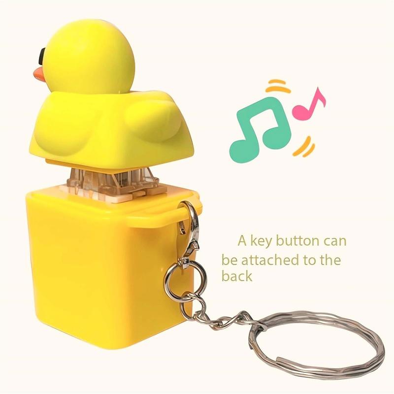 🦆Funny Quacking Duck Hat Keychain