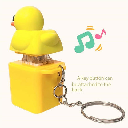 🦆Funny Quacking Duck Hat Keychain
