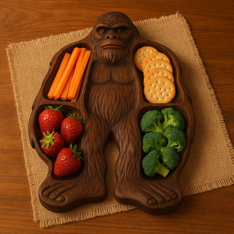 Funny Bigfoot Platters