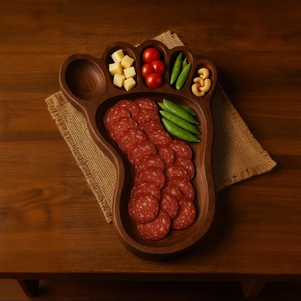 Funny Bigfoot Platters