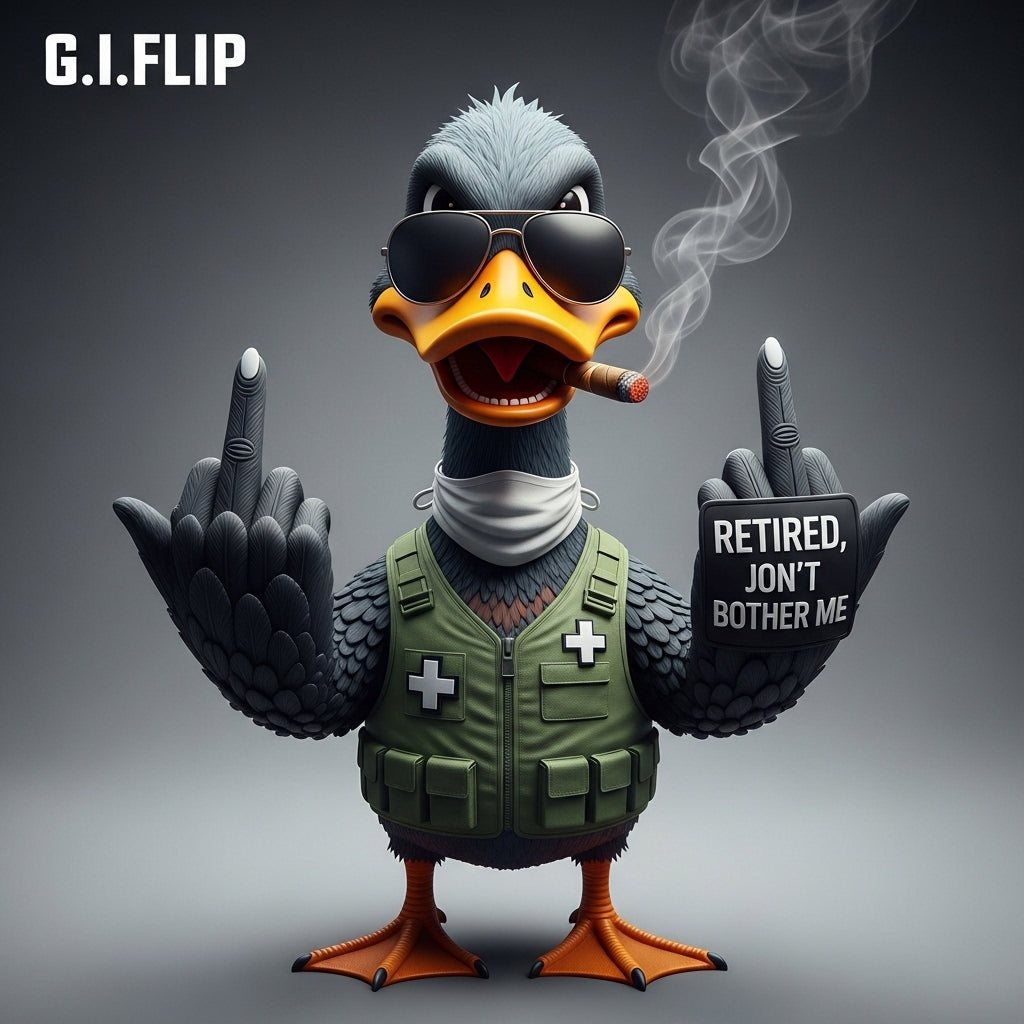 🦆😂Funny Angry Duck Desk Decor