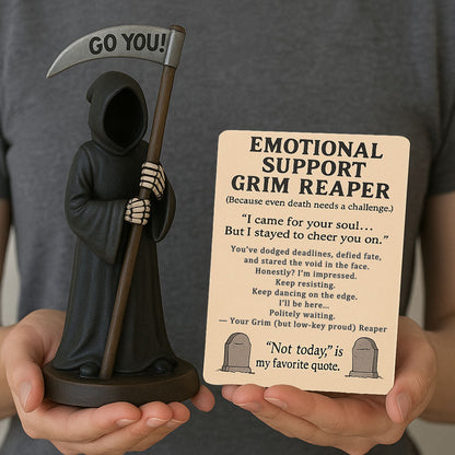 💀☕ Emotional Support Grim Reaper - Your New Existential BFF