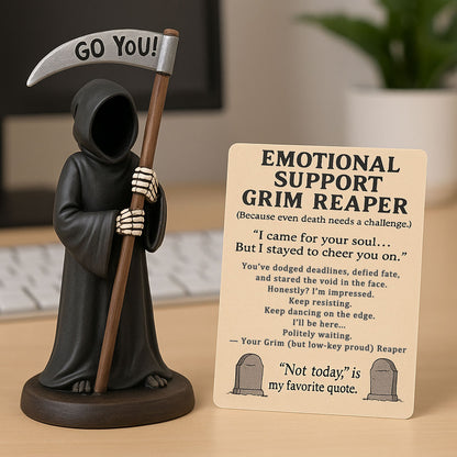 💀☕ Emotional Support Grim Reaper - Your New Existential BFF