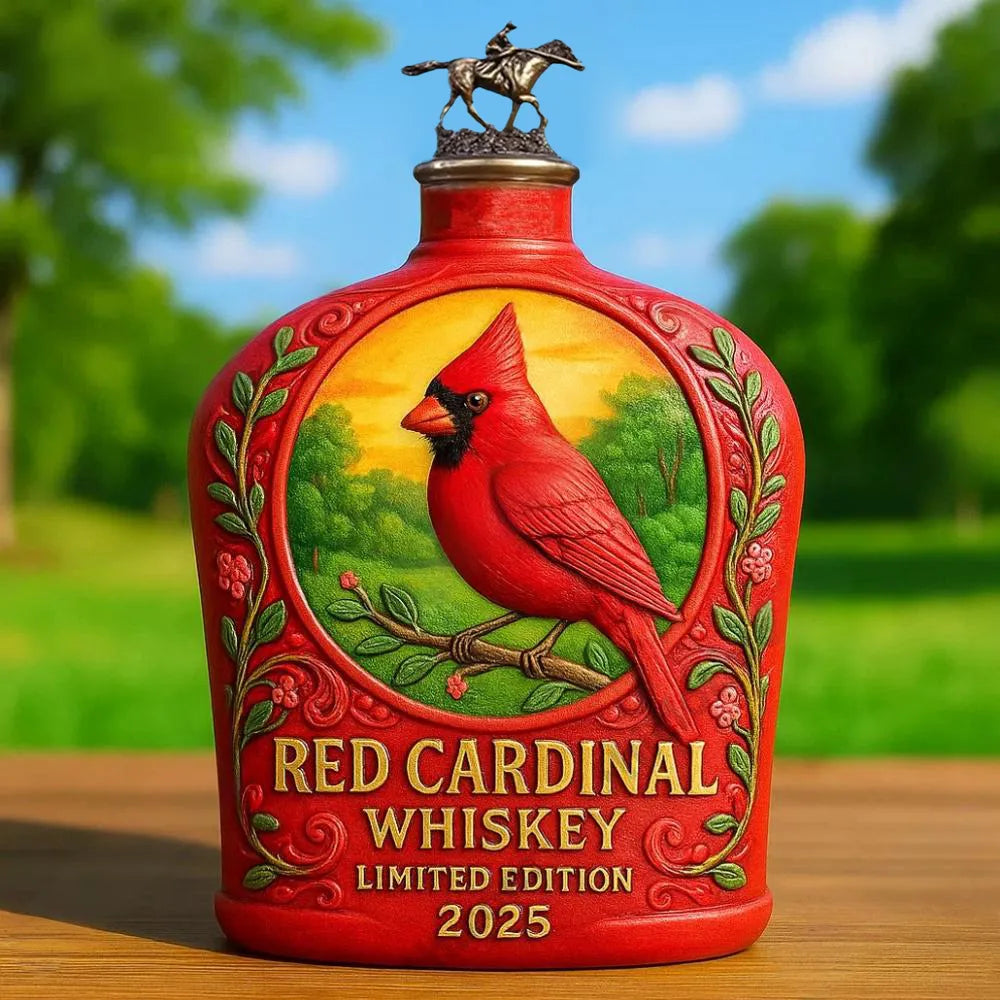 🐦St. Louis Red Cardinals Whiskey Bottle