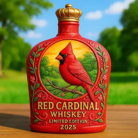 🐦St. Louis Red Cardinals Whiskey Bottle