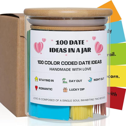 🎁100 Unique Date Ideas in a Jar💕
