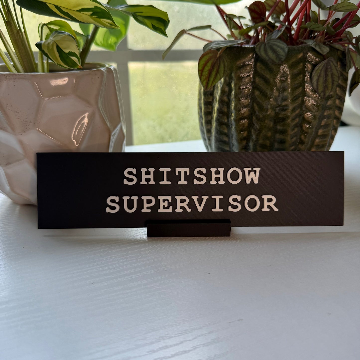 🔥This Week's Special Offer 49% OFF🔥 -Fucker In Charge Desk Nameplate