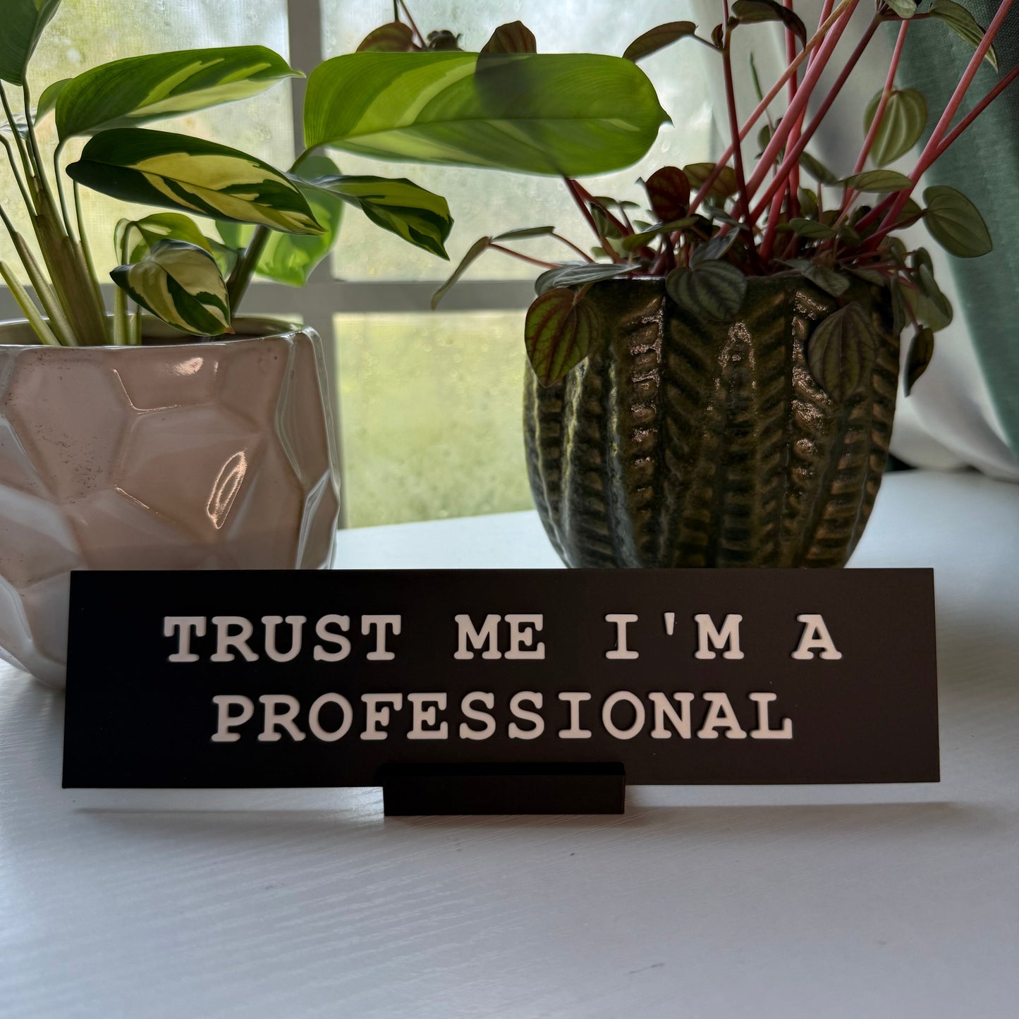 🔥This Week's Special Offer 49% OFF🔥 -Fucker In Charge Desk Nameplate