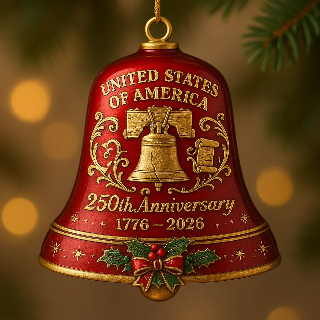 U.S. 250th Anniversary Bell Ornament
