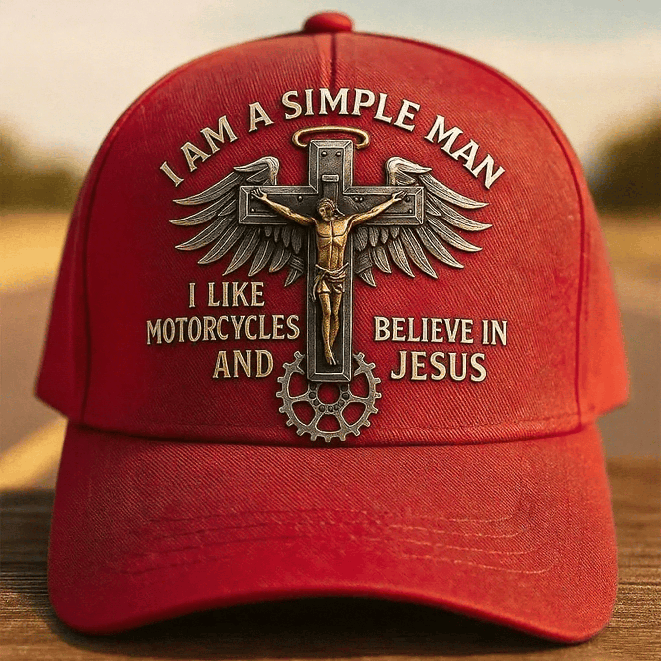 🔥LAST DAY 50% OFF - ✝️Adjustable Motorcycle Guardian Cap