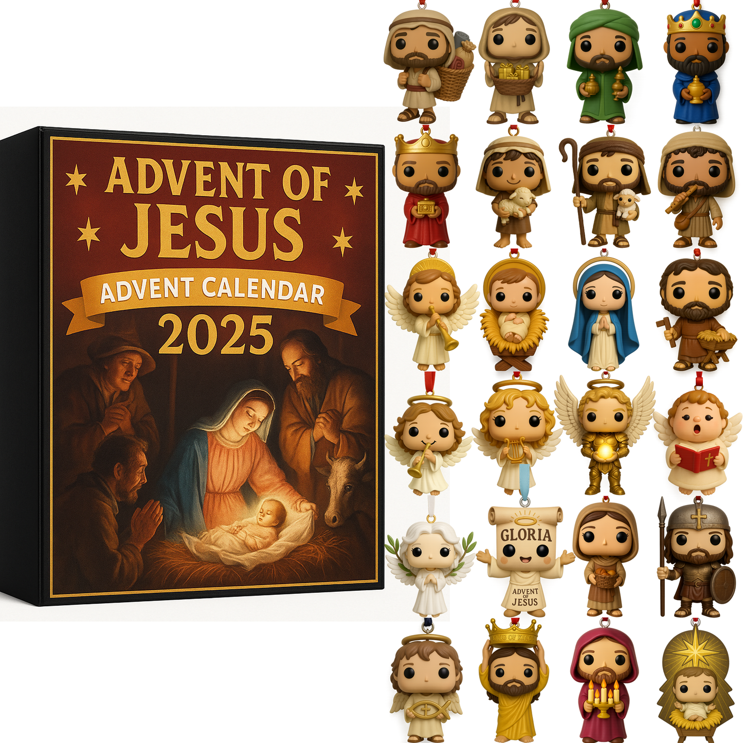 🔥Last Day Promotion 70% OFF🔥 -Advent of Jesus 2025 Advent Calendar: A Faithful Countdown to Christmas