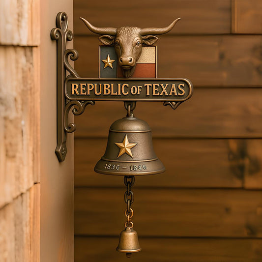 ⚠️Only a Few Left -Republic of Texas Vintage Doorbell (1836–1846)