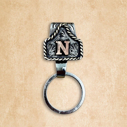 Vintage Letter Keychain