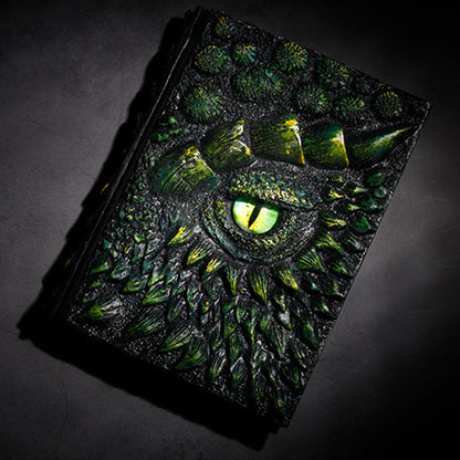 🐉Dragon Eye 3D Embossed Journal - Handmade Resin Engraved Notebook🐉
