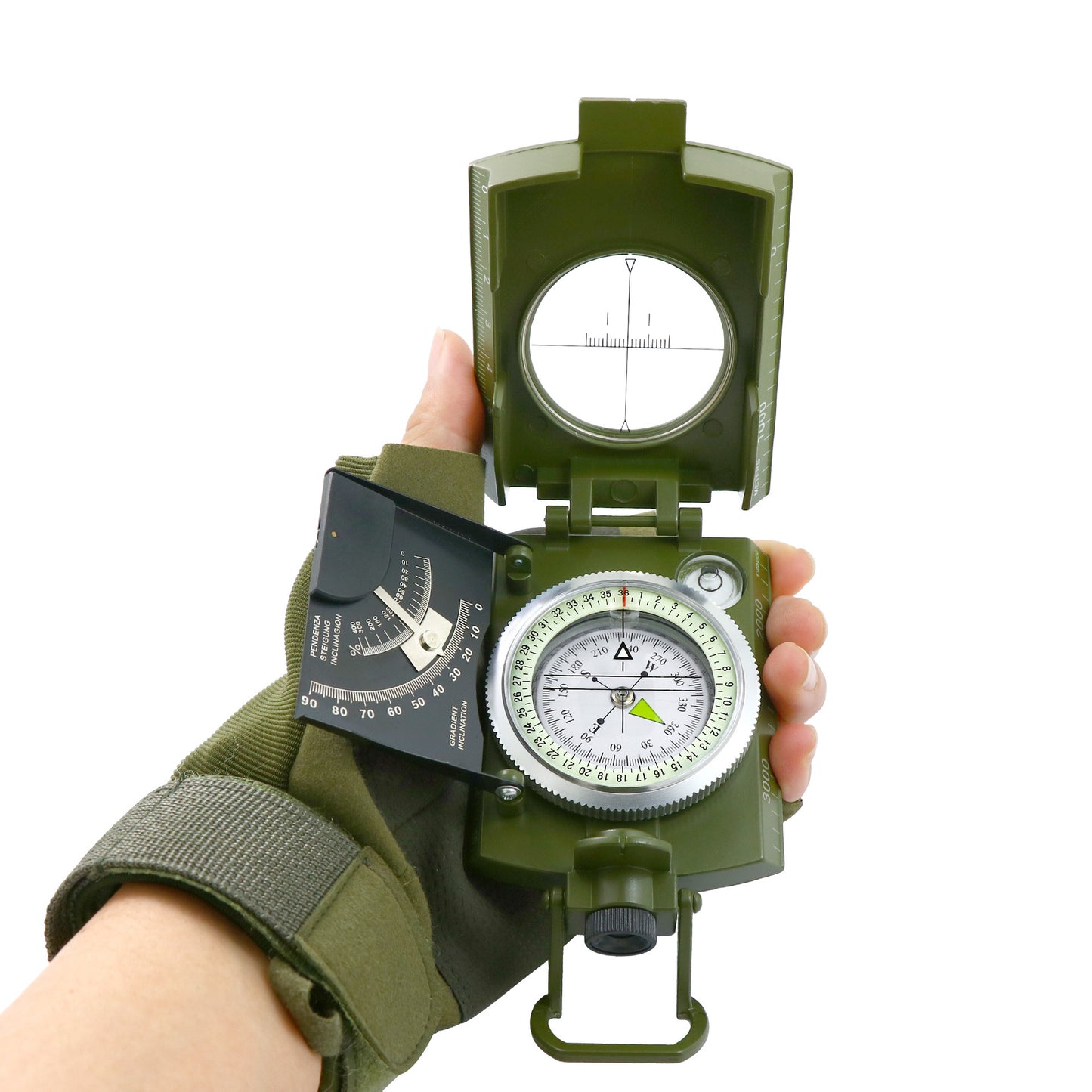 Multifunctional Aiming Navigation Compass with Inclinometer