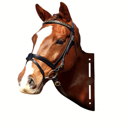 Cute Cows Head Shape Iron Silhouette - Perfect for Outdoor Garden Fence