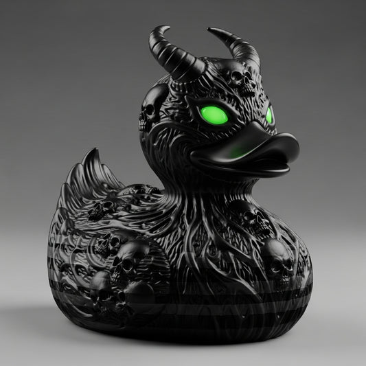 Devil's Skull Duck Ornament