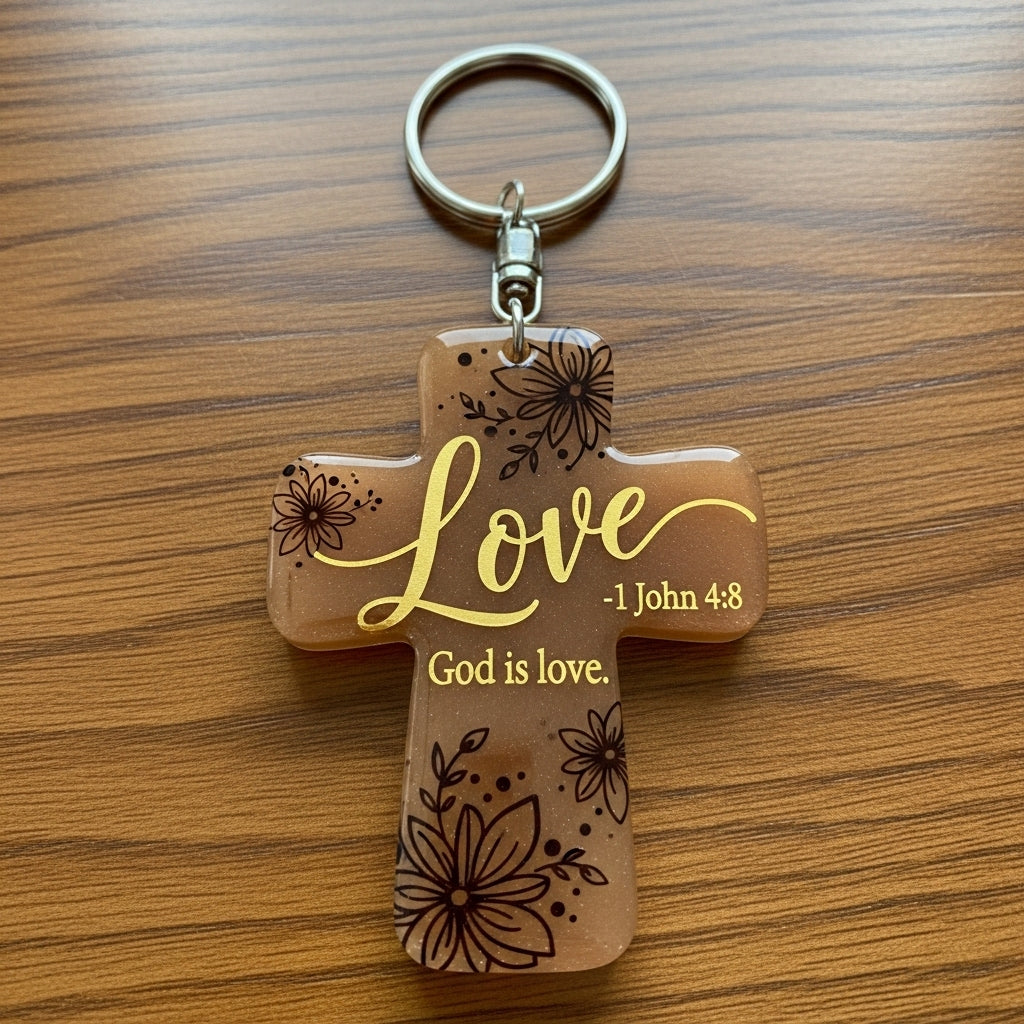 Inspirational Cross Keychains – Faith-Based Christian Key Rings ✝️