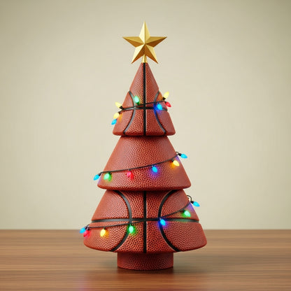 🏈🏆 Sporty Christmas Tree – Celebrate the Holidays Like a True Fan!