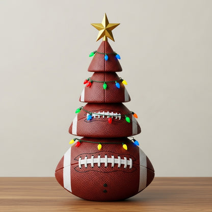 🏈🏆 Sporty Christmas Tree – Celebrate the Holidays Like a True Fan!