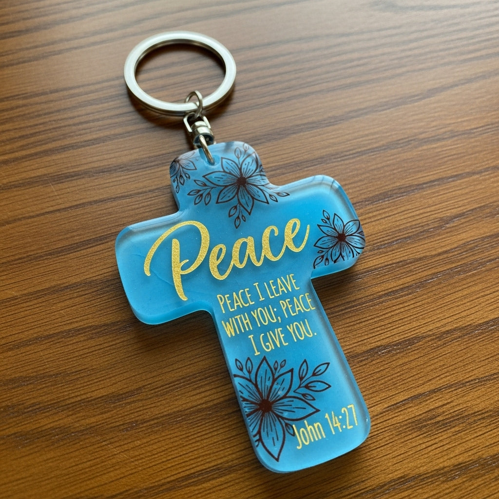 Inspirational Cross Keychains – Faith-Based Christian Key Rings ✝️