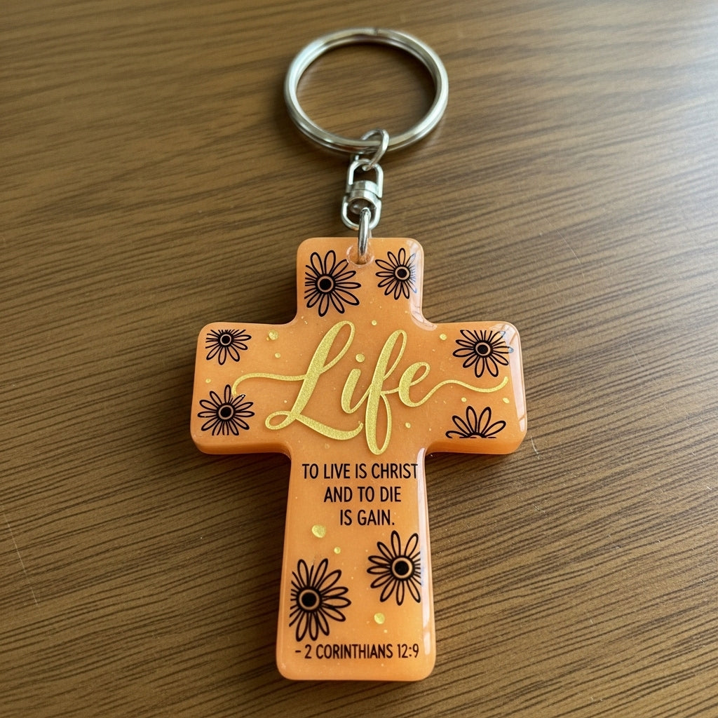 Inspirational Cross Keychains – Faith-Based Christian Key Rings ✝️