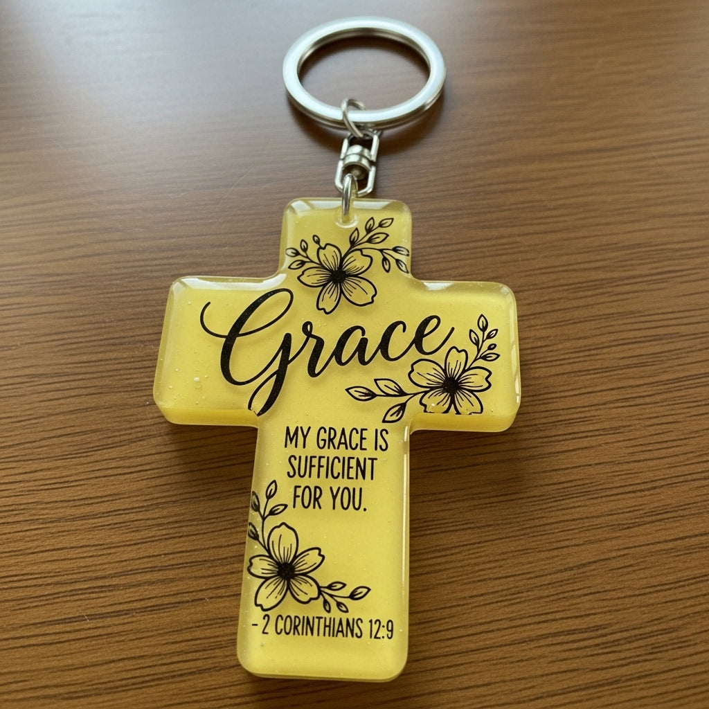 Inspirational Cross Keychains – Faith-Based Christian Key Rings ✝️
