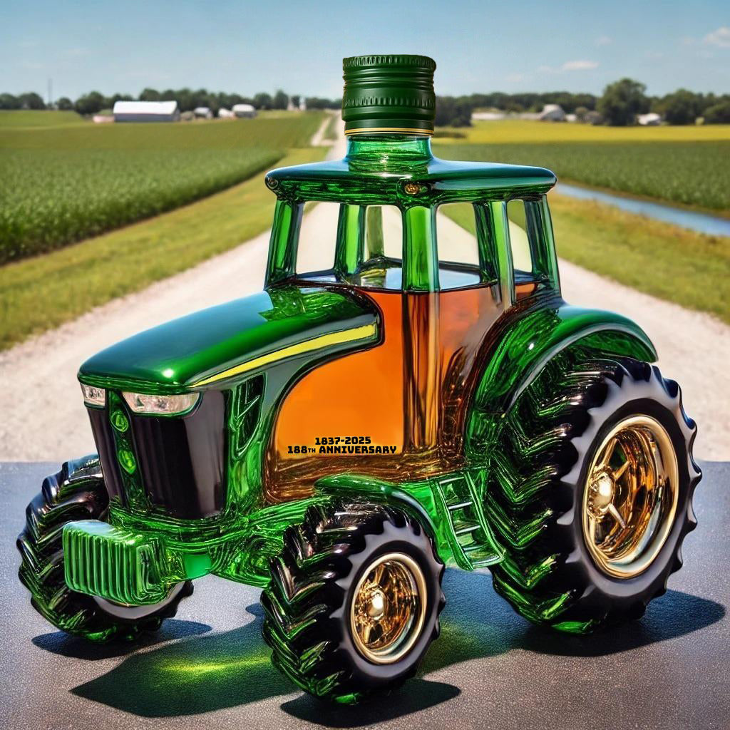188th Anniversary Commemorative Tractor Whiskey Bottle