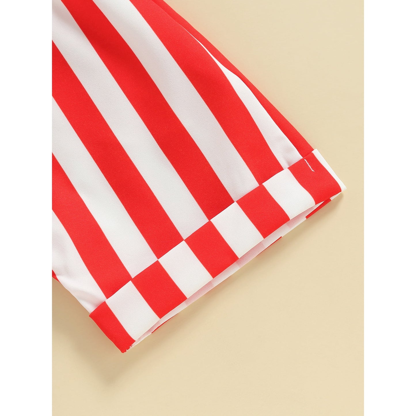 Toddler American Flag Print Overalls Shorts