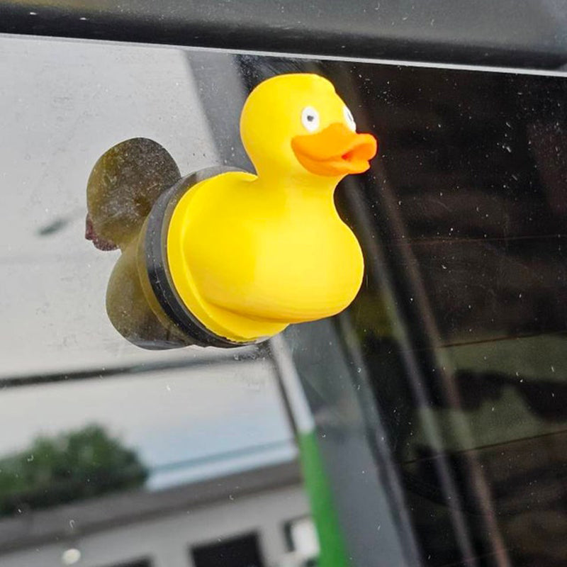 🚗💦 Meet the Ultimate Car Accessory: The Fun Middle Finger Spraying Duck! 🦆💥