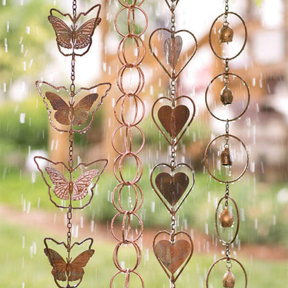 🔥NEW ARRIVAL🔥Rain Chain Metal Garden Art Gift for Mom🦋