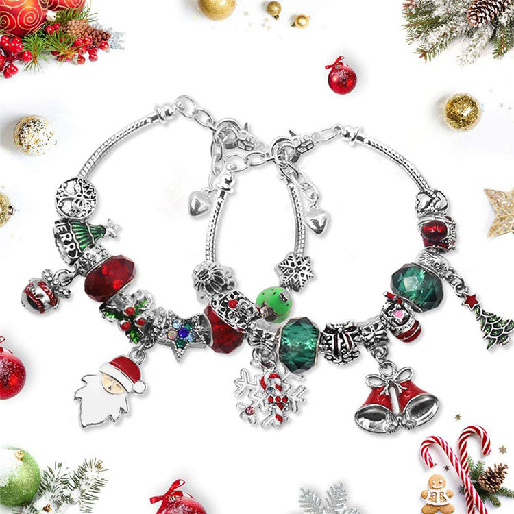💥78% OFF NOW💥--24 Pcs DIY Christmas Advent Calendar Bracelets Set🎁