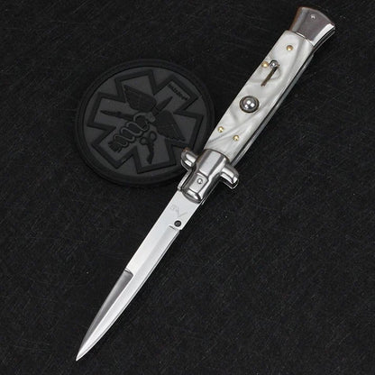 🔥Last Day Promotion 70% OFF🔥 - Pure Handmade Old School Italian Stiletto Pocket Knife