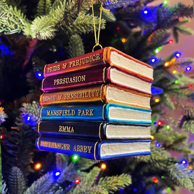 🔥Jane Austen Christmas Tree Ornament