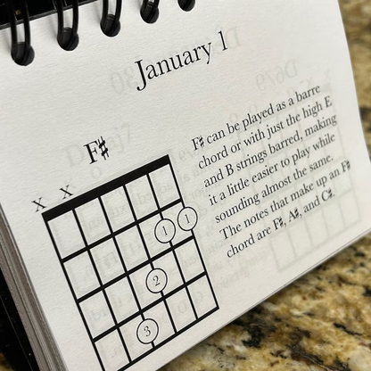 ✨Special Gift-🎸-365 Days Guitar Chords Calendar📅
