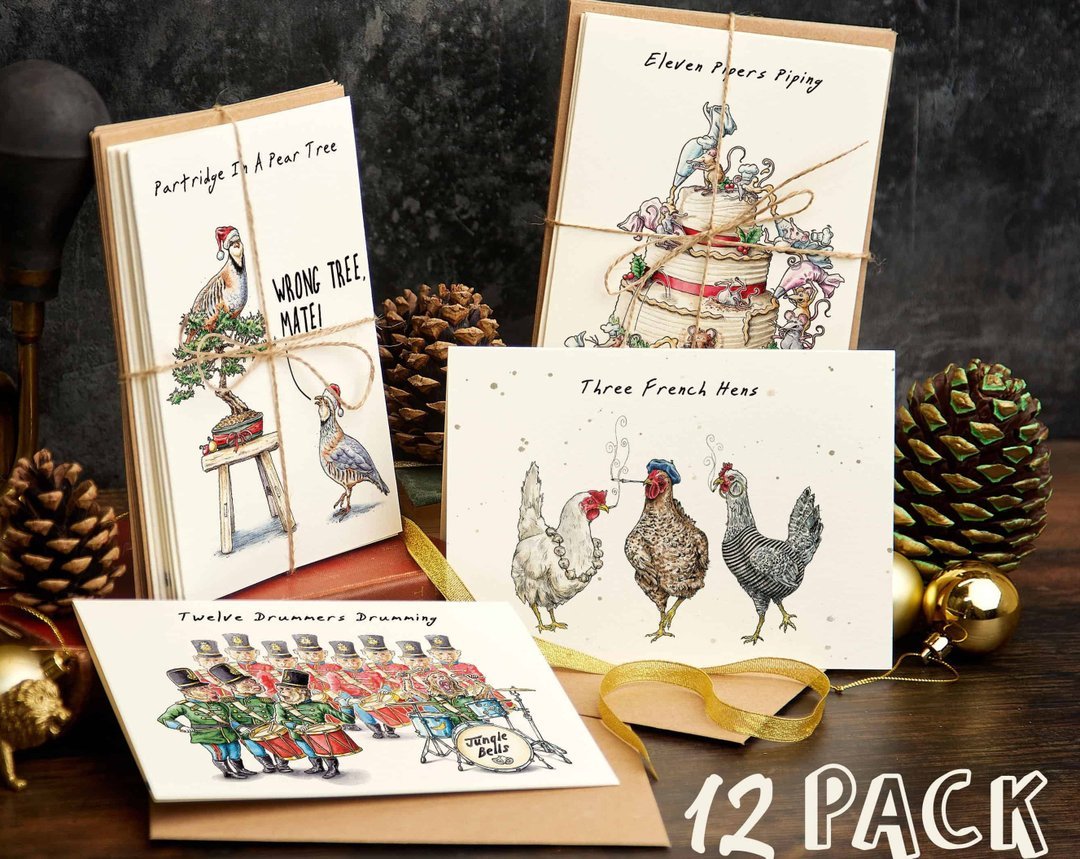 🎄Early Christmas Sale 🔥-Twelve Days Of Christmas Card Set