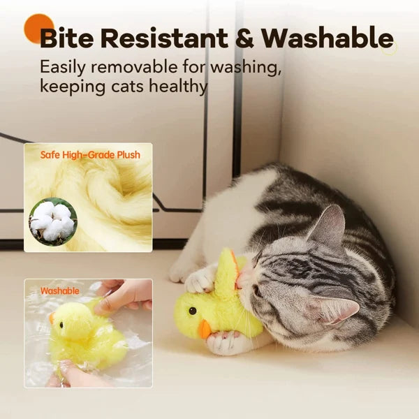 🐱Summer Hot Sale-48% Off 🔥 Cat Toys Rechargeable Flapping Duck🐱