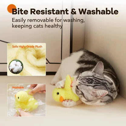 🐱Summer Hot Sale-48% Off 🔥 Cat Toys Rechargeable Flapping Duck🐱