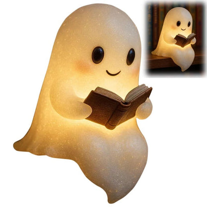 💥2025 New Design-👻Cute Ghost Reading Book Lamp