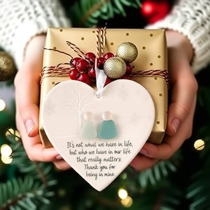 Heart-Shaped Sea Glass Friendship Decor