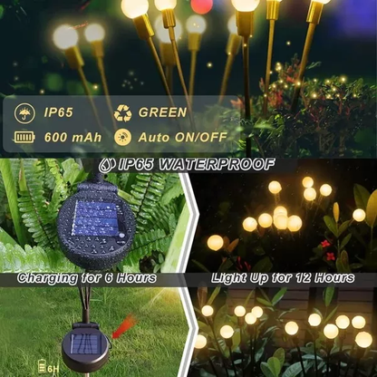 🔥HOT SALE 49% OFF🔥Solar Powered Firefly Garden Light